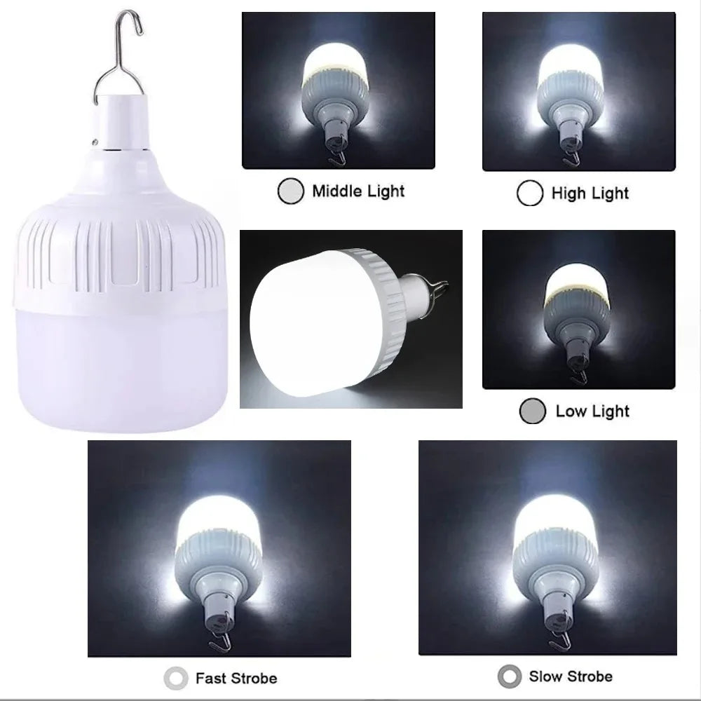 USB Rechargeable Camping Light Bulb